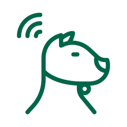 Pet microchip icon